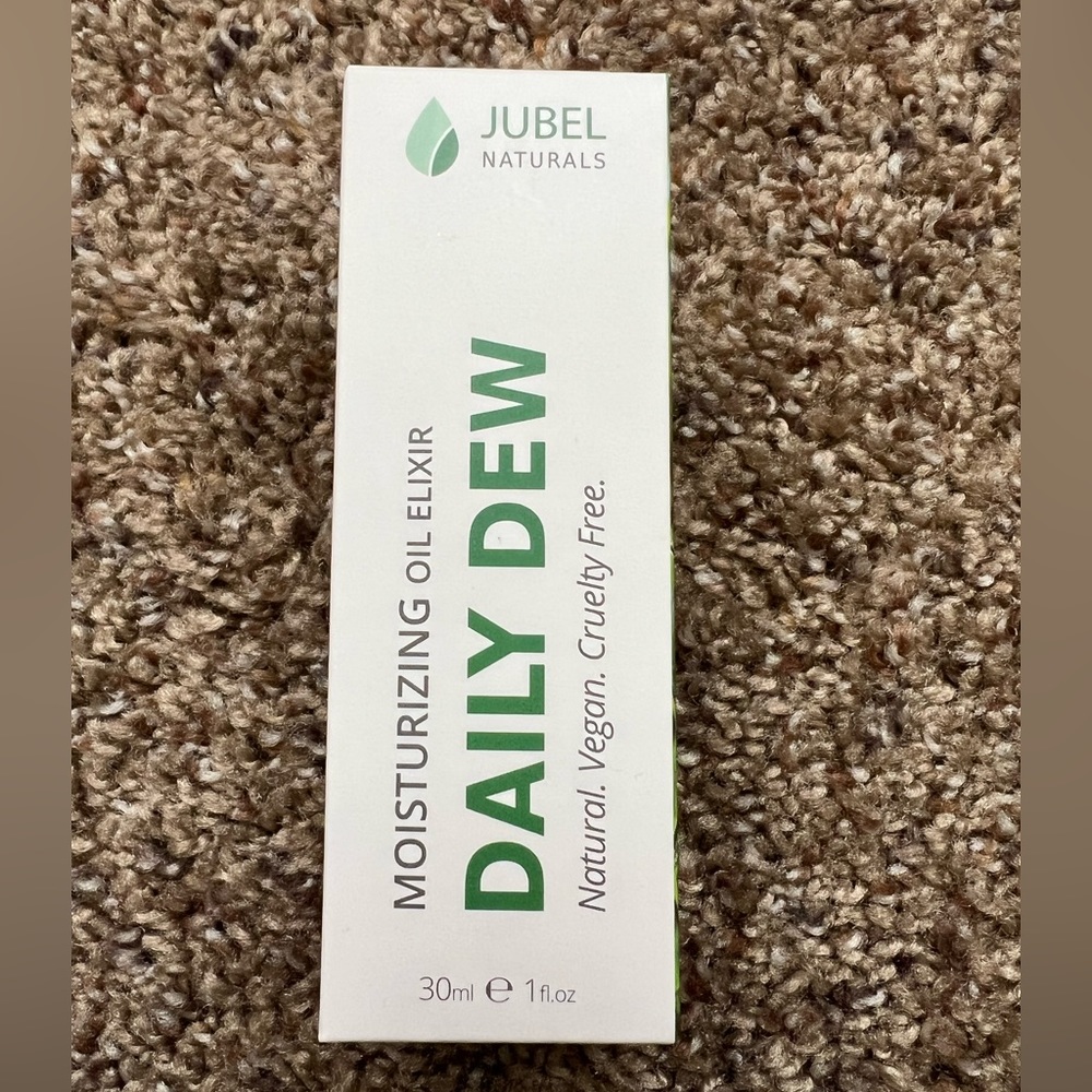 Face oil Jubel Naturals oil elixir NIB
